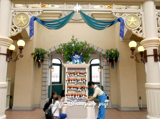 東京ディズニーランド・ステーションの七夕飾付（その1）