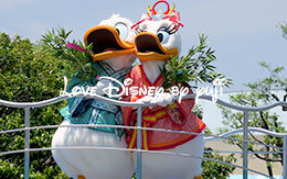 ドナルド＆デイジーのキス画像等7枚紹介！七夕グリーティング2016