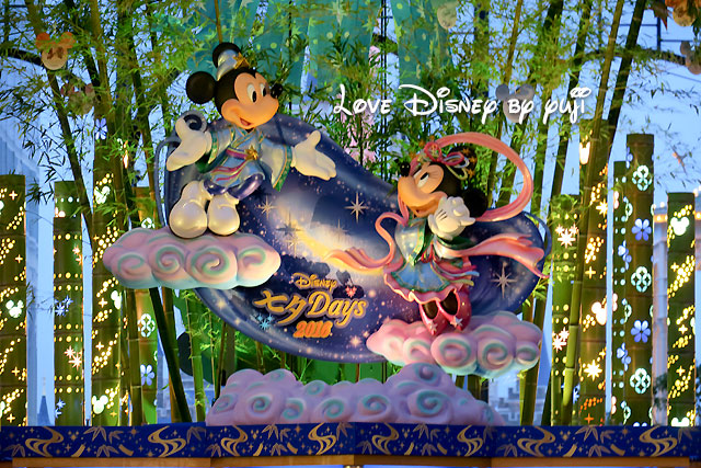 ディズニー七夕デイズ16 七夕飾付の夜景紹介 In Tdl Love Disney