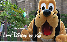 シンデレラ城をバックに撮影した「七夕グリーティング2016」