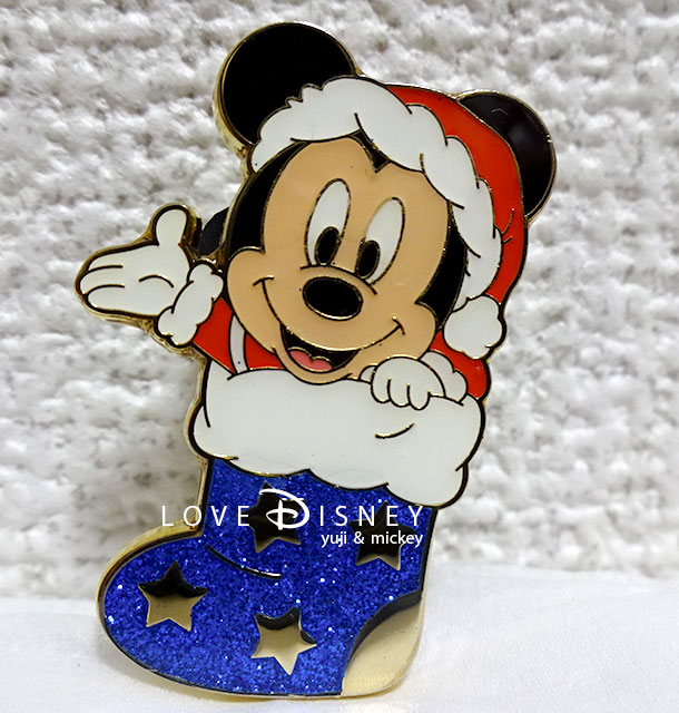 ミッキーマウスのピン（ジャングルカーニバルのクリスマス・ファンタジー）