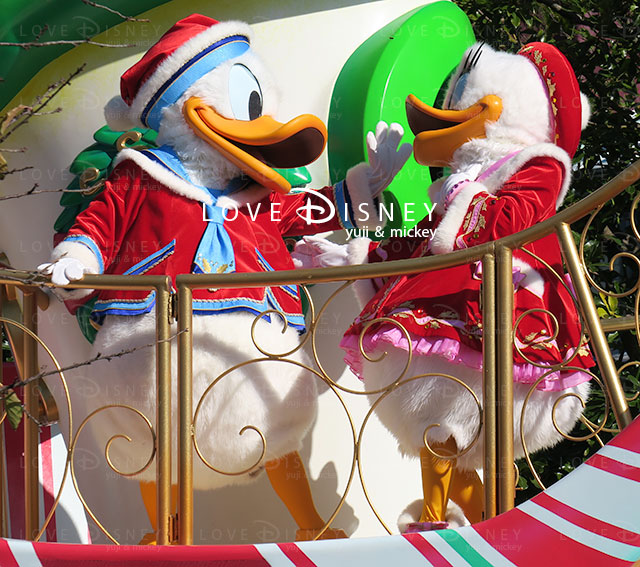 ディズニー・クリスマス・ストーリーズ2016のドナルドとデイジー（その1）