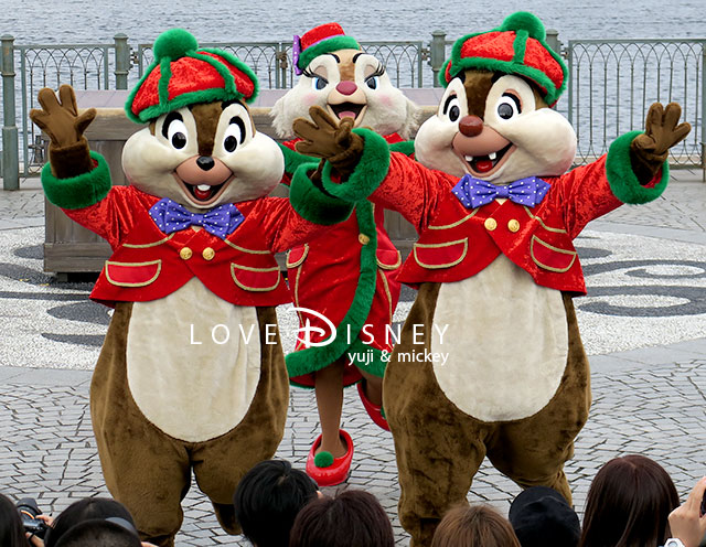 クラリス チップ デールの3ショット画像を7枚紹介 パーフェクト クリスマス16 Love Disney