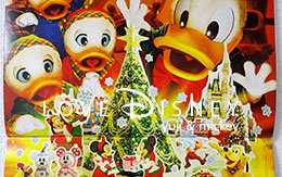 「ディズニースポンサーカレンダー（非売品）」＆「TDL＆TDSのクリスマス限定メールスタンプ」！ 
