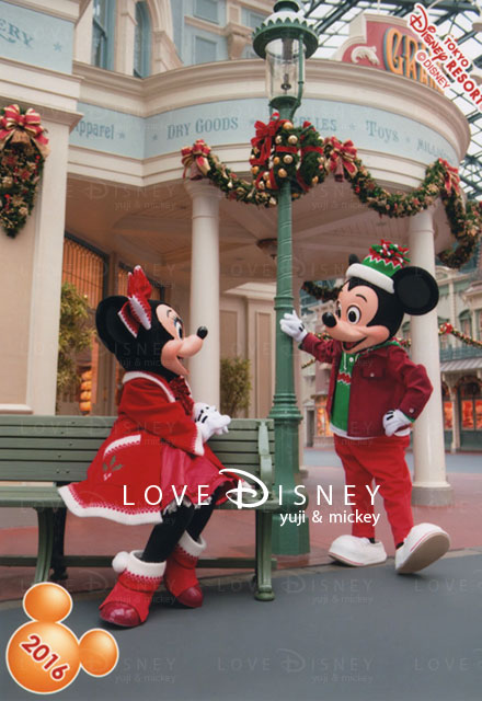 TDL12月のスペシャルフォト （ミニー＆ミッキー）