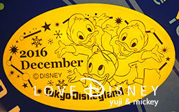 「2016年12月マンスリースーベニアメダル」3枚紹介！ in TDL＆TDS