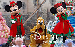 ミッキーとミニーとプルートの3ショット画像を8枚紹介！パーフェクト・クリスマス2016