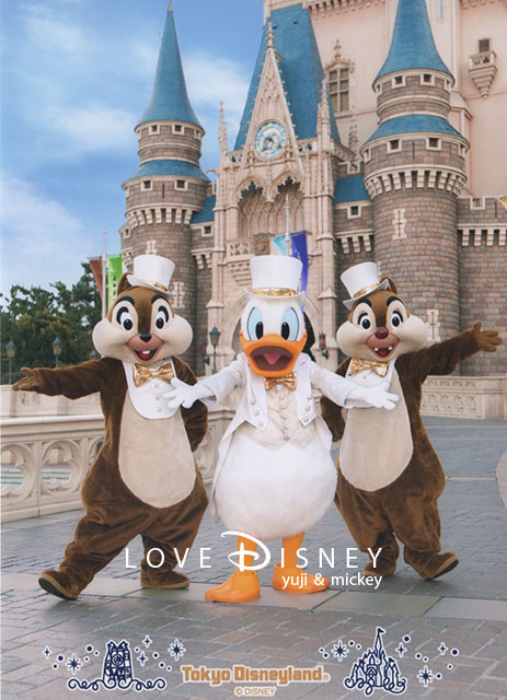 ワンマンズ・ドリームⅡのディズニースナップフォト（フォトファン）チップ＆デール＆ドナルド