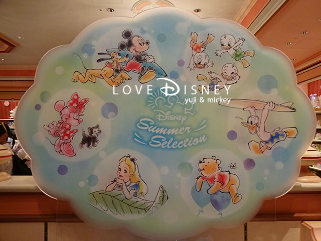 Disney Summer Selectionの店内看板