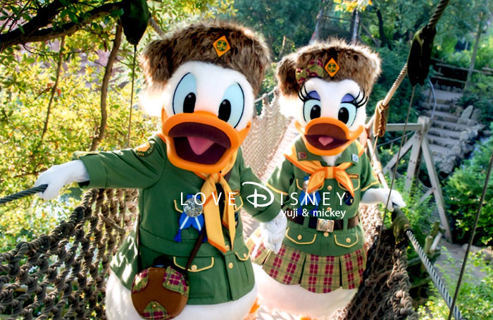 2017年7月1日からの「ウッドチャック・グリーティングトレイル」キャラクター写真紹介！