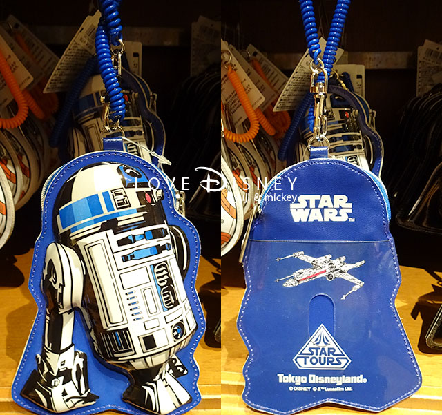 スター・ウォーズ（Star Tours）グッズ（R2-D2のパスケース）表/裏