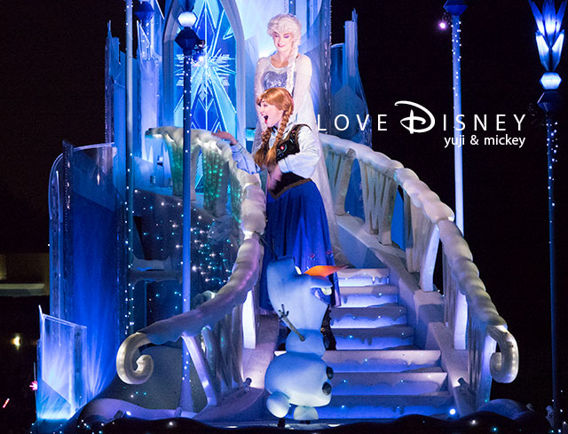 東京ディズニーランド・エレクトリカルパレード・ドリームライツ、アナと雪の女王（アナ＆エルサ＆オラフ）