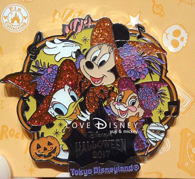 TDL「ハロウィーン・ポップンライブ」グッズ（ピン）