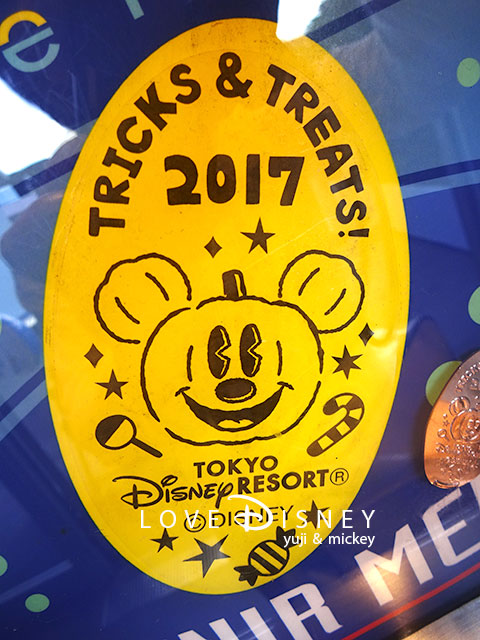 ディズニー・ハロウィーン2017のスーベニアメダル（ミッキーのおばけかぼちゃ）