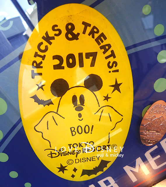 ディズニー・ハロウィーン2017のスーベニアメダル（ミッキーオバケ）