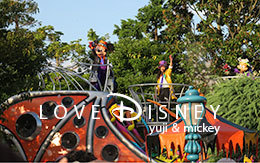 トゥーンタウンのミッキーフロート停止位置！ハロウィーン・ポップンライブ2017