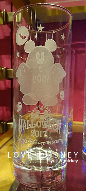 TDL＆TDS「ディズニー・ハロウィーン」ガラス製品（オバケミッキー）