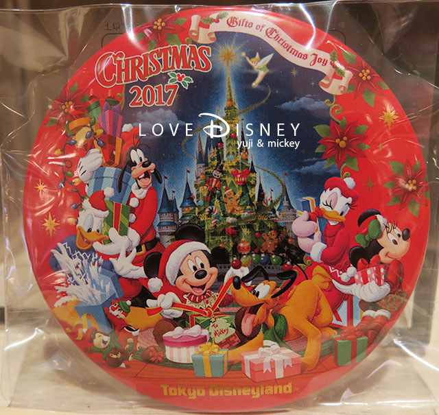 TDL「クリスマス・ファンタジー2017グッズ」缶バッジ