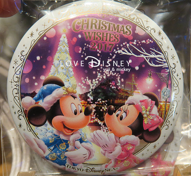 TDS「クリスマス・ウィッシュ2017グッズ」缶バッジ