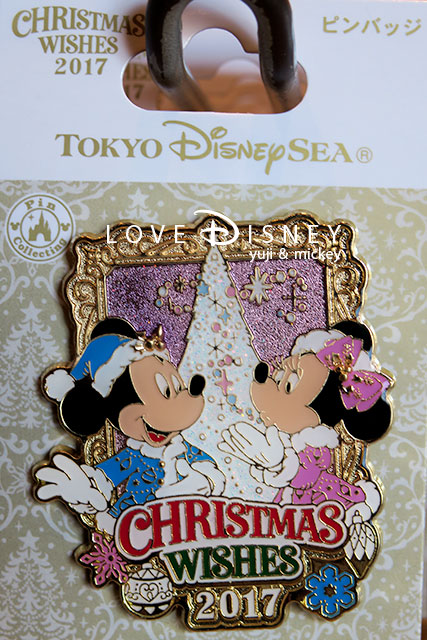 TDS「クリスマス・ウィッシュ2017グッズ」ピンバッジ