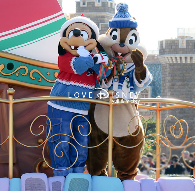 TDL「ディズニー・クリスマス・ストーリーズ」マックスとチップ