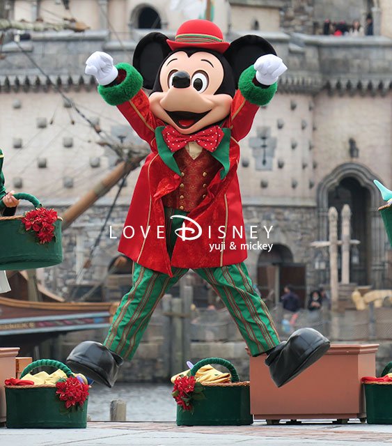 ミッキー広場の立ち見で撮影した パーフェクト クリスマス 画像12枚紹介 Love Disney