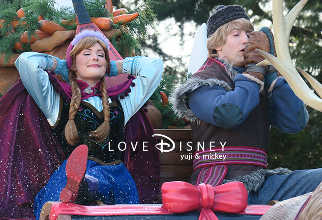 アナとクリストフのペア画像など8枚紹介 フローズンファンタジーパレード18 Love Disney