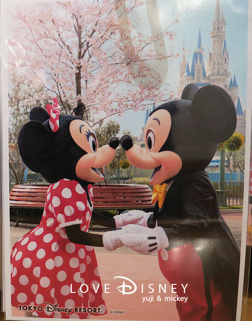 春におすすめの実写版グッズ（文房具）ミッキーとミニーのキス写真