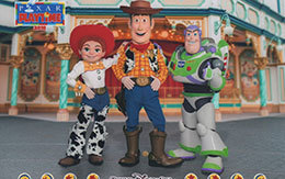 ピクサー・プレイタイム、整列グリーティングのフォトファン（ディズニースナップフォト）紹介！