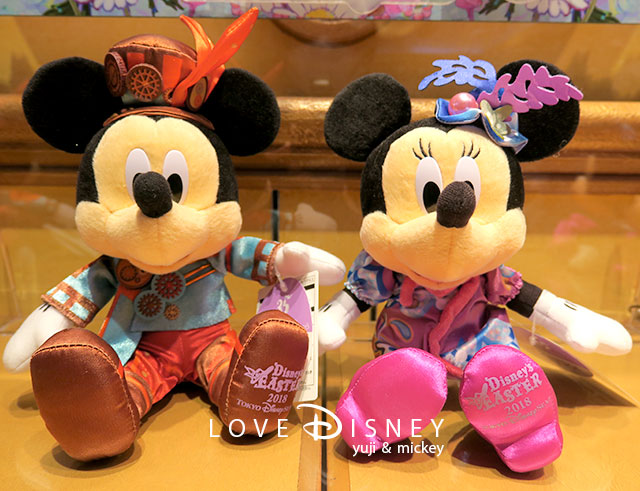 TDS「ディズニー・イースター2018グッズ」ぬいぐるみ（ミッキー/ミニー）