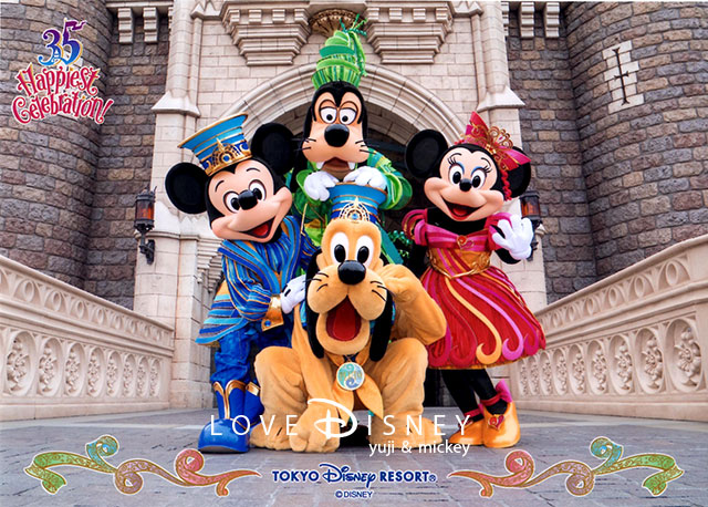 Tdr35周年 ドリーミング アップ フォトファン ディズニースナップフォト 紹介 Love Disney