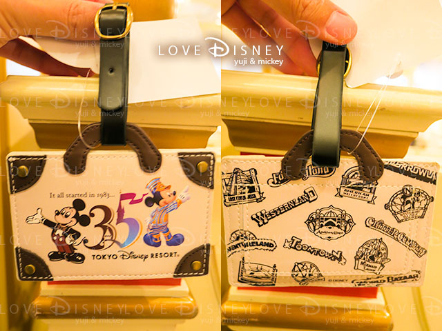 TDR35年間の思い出がつまったグッズ（ラゲッジタグ）