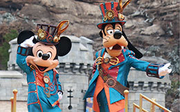 スチームパンク衣装のミッキー＆グーフィー画像8枚紹介！ファッショナブル・イースター2018