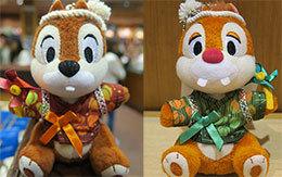 2018年TDR夏グッズ「浴衣姿のキャラクターぬいぐるみバッジ」紹介！