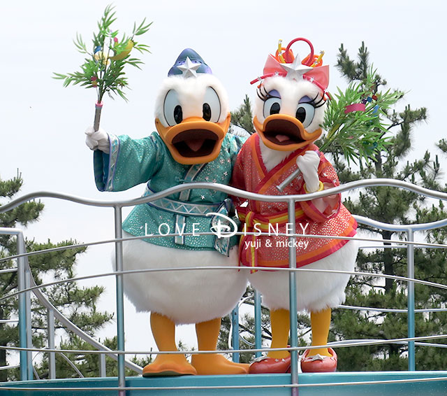 TDL「七夕グリーティング」ドナルドダック、デイジーダック