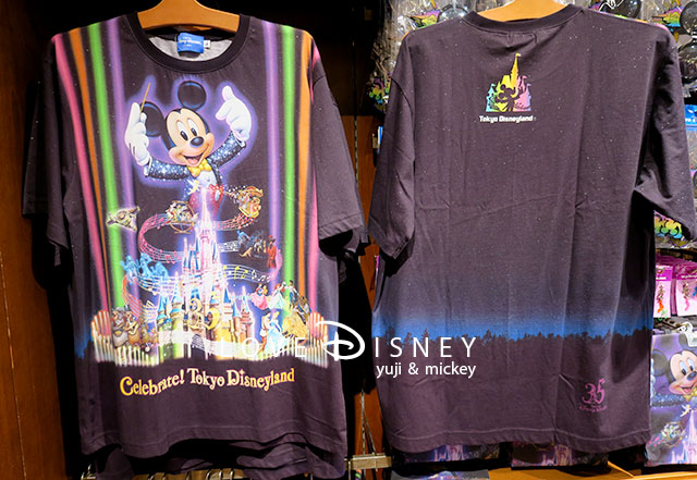 Tシャツ（前/後）「Celebrate!TokyoDisneyland」グッズ