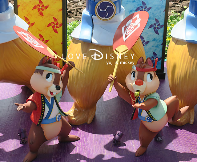 TDL「ディズニー夏祭り2018」フォトロケーション（クリスタルパレスレストラン）チップ＆デール