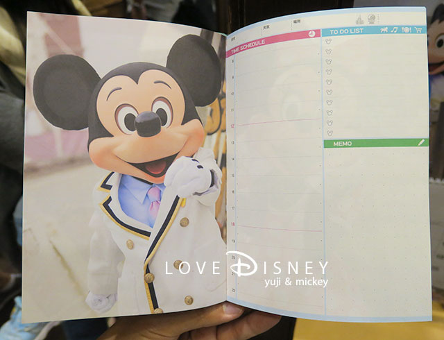 2019年のディズニーキャラクター実写版スケジュール帳（ミッキー）