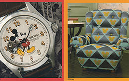 ミッキーマウス90周年記念グッズ「ウォッチ」＆「ミッキーシェイプ柄のソファ」紹介！