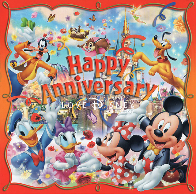 ミッキーマウス90周年記念「アニバーサリー・ディズニースナップフォト（フォトファン）」台紙表面