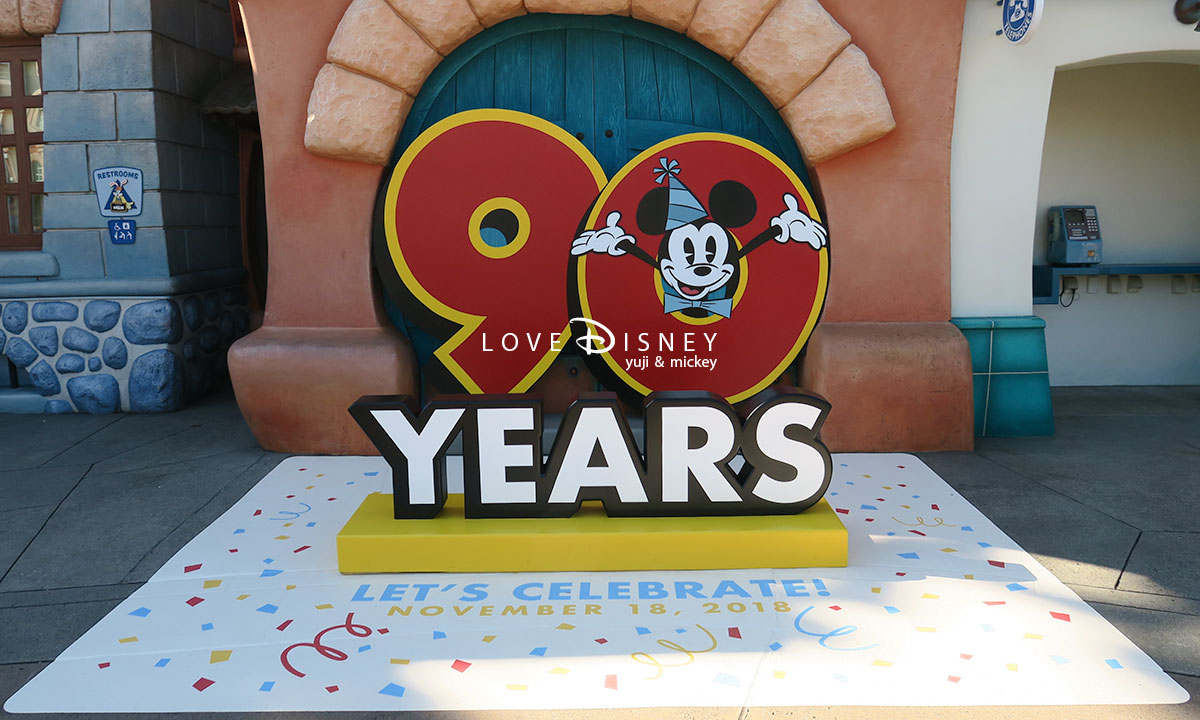 11月18日「90 years with Mickey」デコレーション紹介！