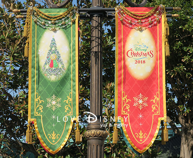 バナー（TDS「ディズニー・クリスマス2018」デコレーション）