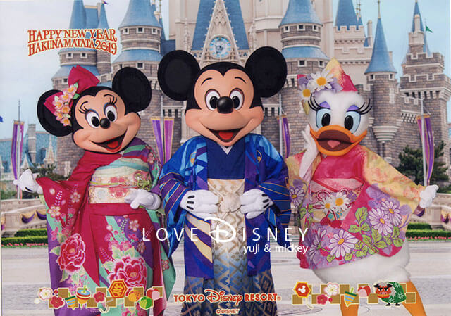 TDL「ニューイヤー2018」の後期のディズニースナップフォト（フォトファン）