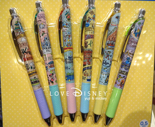 Tdr 手書き風に描いたポップなデザインのグッズ 文房具 雑貨など 紹介 Love Disney