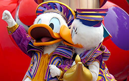 「ドリーミング・アップ！スペシャルバージョン」ドナルドとデイジーのペアショット