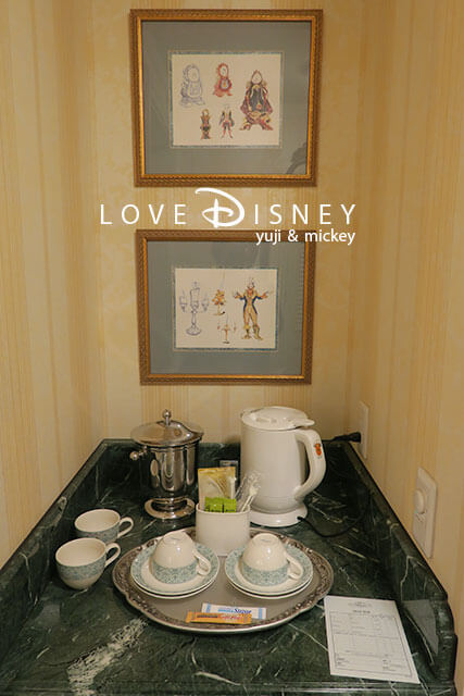 お泊りディズニー「東京ディズニーランドホテル」お茶とコーヒー