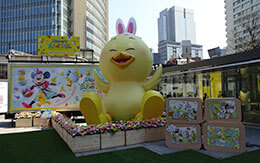 赤坂サカスにうさピヨ出現、一足お先にディズニー・イースター2019