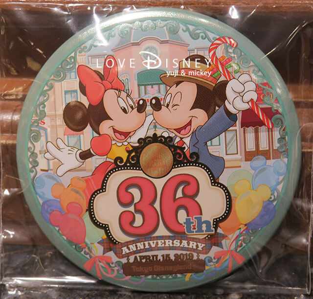 缶バッジ（TDL36周年アニバーサリーグッズ）