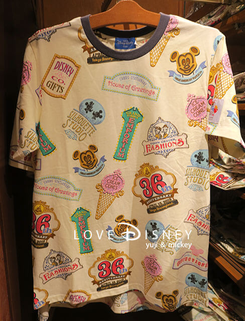 Tシャツ（TDL36周年アニバーサリーグッズ）