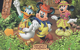 探検家ルックのドナルドに会ってきたよ